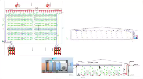 Uniform Distribution and Down Riser Exhaust