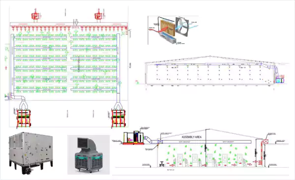 Uniform Distribution and Down Riser Exhaust